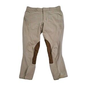 Tailored Sportsman Size 38 English Riding Pants Trophy Hunter Tan USA Breeches